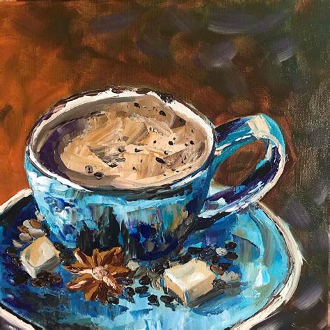 Coffee Painting by Yana Khlyebnikova - Jose Art Gallery