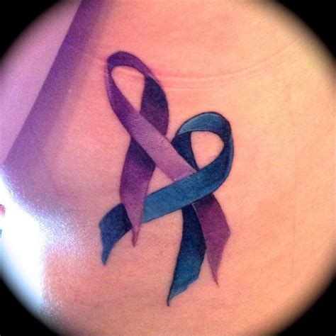 Colon Cancer Ribbon Tattoo - Printable Ilacollection Ideas