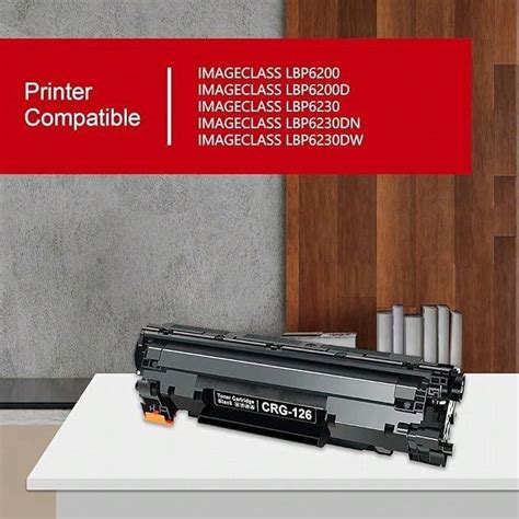 126 CRG126 High-Yield Toner Cartridge (1-Pack, Black) - PINOS ...