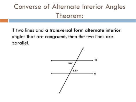 Converse Of Same Side Interior Angles Theorem Proof | Review Home Decor