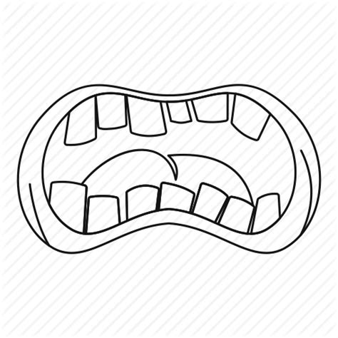 Monster Teeth Drawing at GetDrawings | Free download