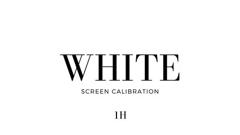 White Screen | Test | Monitor | HD | 4K - YouTube