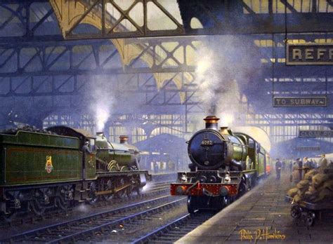 Guild of Railway Artists | Art Gallery | Trains & Locomotives.Arriving ...