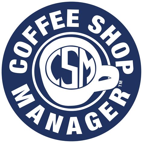 CSM Logo Transparent | Coffee Shop Manager