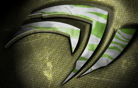 Wallpaper green, nvidia, logo images for desktop, section hi-tech ...