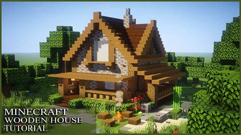 Minecraft: How to Build a Wooden House | Simple Survival House Tutorial ...