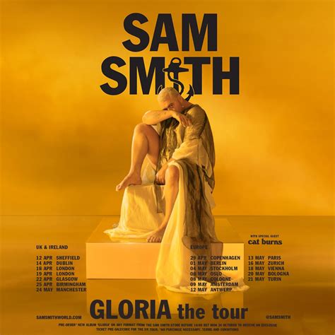 Sam Smith Announces 'Gloria - The Tour' - That Grape Juice