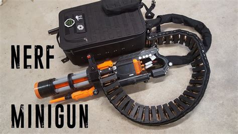 Insane NERF Minigun Mod Fires up to 2000 Rounds