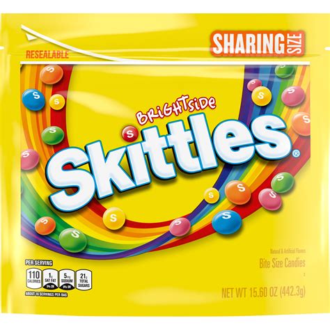 SKITTLES Brightside Chewy Candy Sharing Size Bag, 15.6 oz - Walmart.com ...