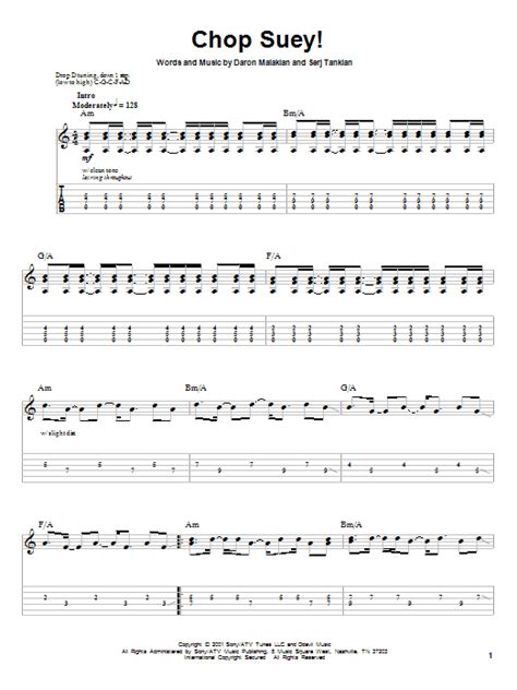 Chop Suey Guitar Tabs | ubicaciondepersonas.cdmx.gob.mx