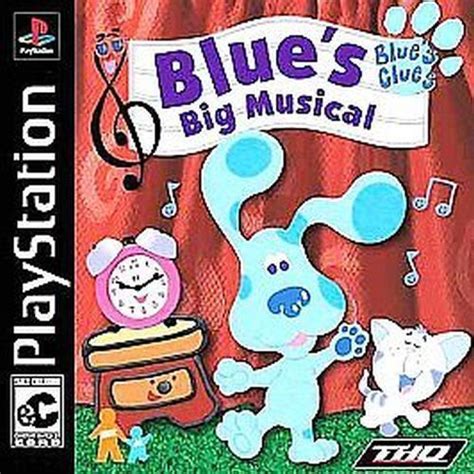 Blue's Clues: Blue's Big Musical [Playstation] Complete PS1 Game ...