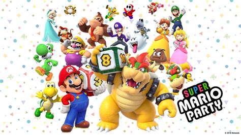 Super Mario Party Characters UHD 4K Wallpaper | Pixelz