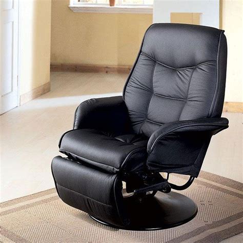 Buy Leather-Like Swivel Recliner (Black) at FurniturePick store ...