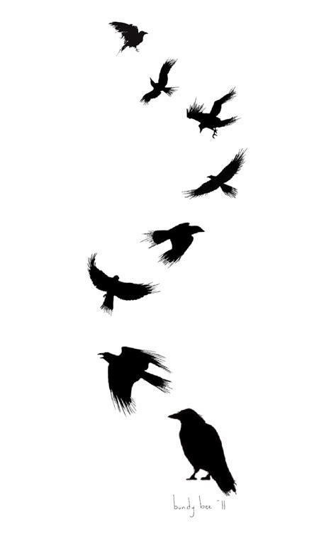 Flying Crow Drawing | Free download on ClipArtMag