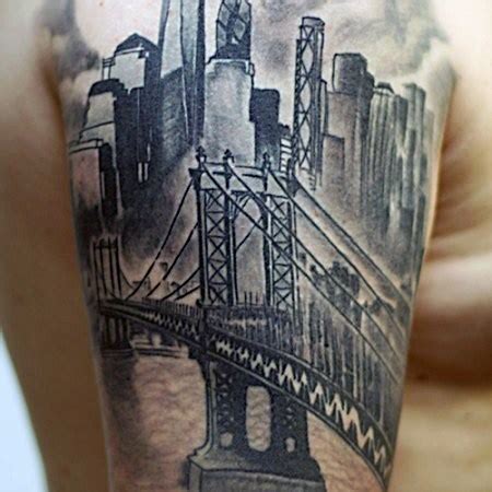 Half Sleeve Philly Skyline Tattoo - Underrated Wallpaper