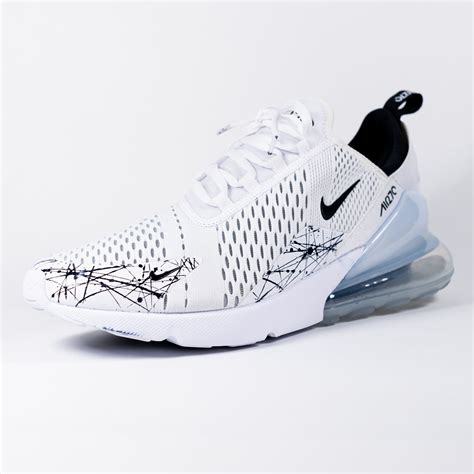 Nike Air Max 270 Custom White 'Monochromatic' Edition