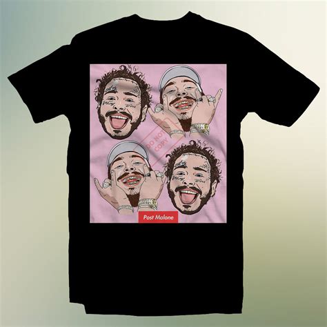 Post Malone Unisex T-Shirt - Post Malone Graphic T-shirt For Men ...