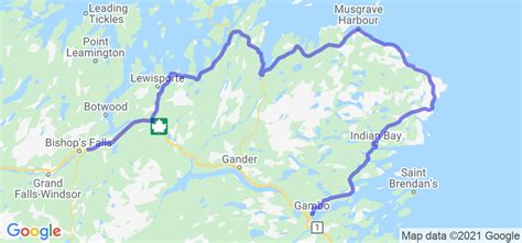 The Gander Loop (Newfoundland, Canada) | Route Ref. #63895 | Motorcycle ...