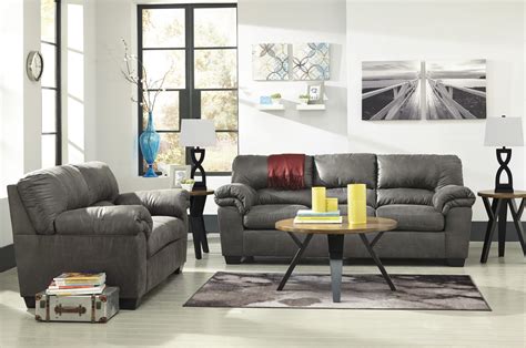 Bestway - Bladen Sofa and Loveseat Slate