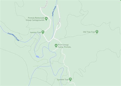 Portola Redwoods Map | Portola and Castle Rock Foundation