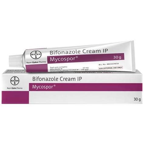 Buy Mycospor Bifonazole Cream IP - Treats Fungal Skin Infections Online ...