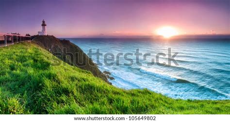 Byron Bay Lighthouse During Sunrise Stock Photo (Edit Now) 105649802