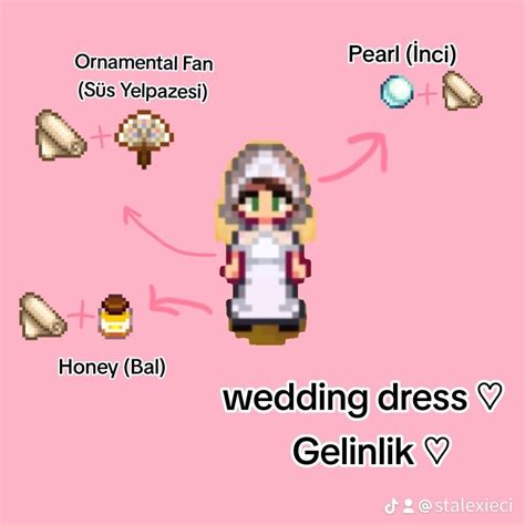 Stardew Valley Outfit İdeas: Wedding Dress | Stardew valley, Stardew ...