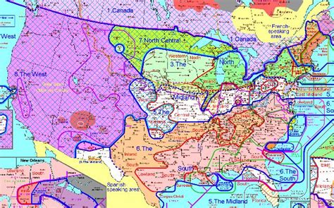 Map of U.S. Accents - Sociological Images