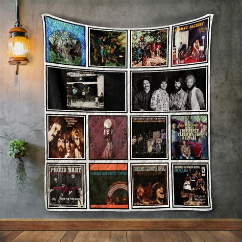 Creedence Clearwater Revival Album Covers Quilt Blanket - Dreamrooma