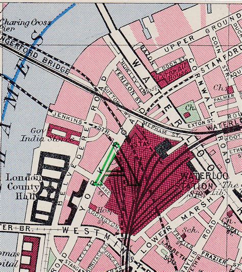 A Wartime Temporary Bridge And County Hall - A London Inheritance