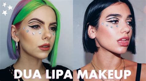 DUA LIPA MAKEUP TUTORIAL - YouTube