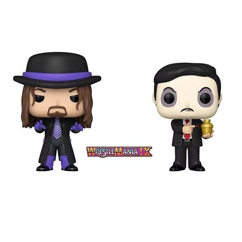 Funko Pop! and Pin WWE Wrestlemania IX Undertaker & Paul Bearer ...