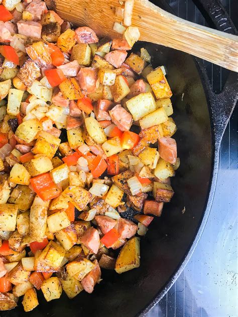 Cajun Cast Iron Breakfast Skillet Recipe | Life's Ambrosia