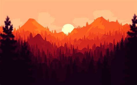 🔥 Download Clean Firewatch Styled Wallpaper by @driley | Clean ...