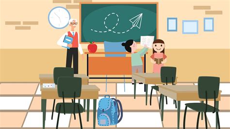 Classroom Cartoon Background Hd ~ Cartoon Classroom Wallpapers | Bodewasude