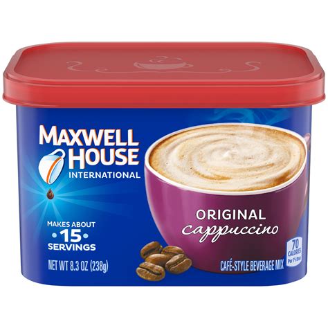 Maxwell House International Original Cappuccino Cafe-Style Instant ...