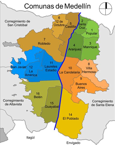 List of Comunas and Barrios in Medellín - Medellin Advisors