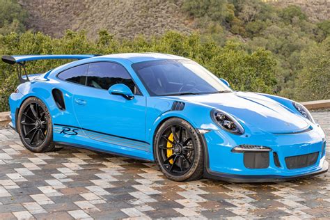 No Reserve: Riviera Blue 2016 Porsche 911 GT3 RS for sale on BaT ...