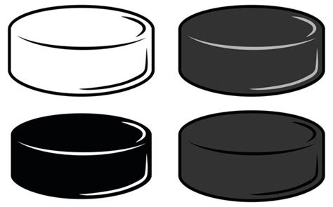 Hockey Puck Clipart Black And White