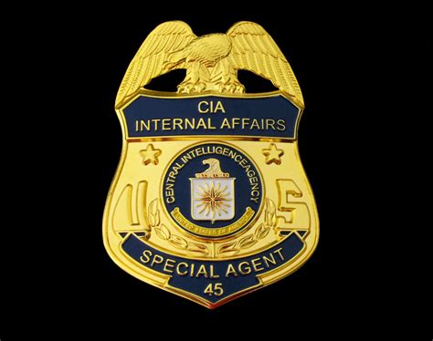 US CIA Internal Affairs Special Agent Badge Replica Movie Props #45 ...