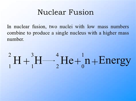 Fission and Fusion - Presentation Physics