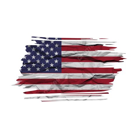 America Flag Transparent Watercolor Brush, America Flag, Brush Stroke ...