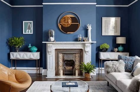 18 Beguilingly Blue Living Room Inspirations | Blue living room, Blue ...