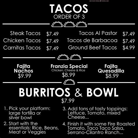 Online Menu of Taco Taco Restaurant, Poplar Bluff, Missouri, 63901 - Zmenu