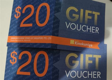 $40 Kinokuniya vouchers, Tickets & Vouchers, Vouchers on Carousell