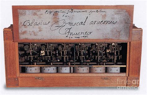 Pascaline, A Mechanical Calculator Photograph by Science Source