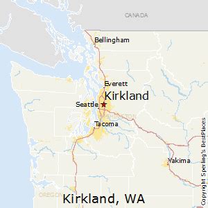 Map Of Kirkland Washington | Tourist Map Of English