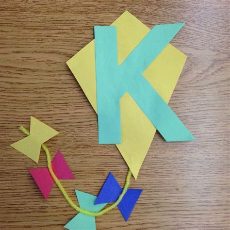 K is for kite#kite | Preschool letter crafts, Alphabet crafts preschool ...