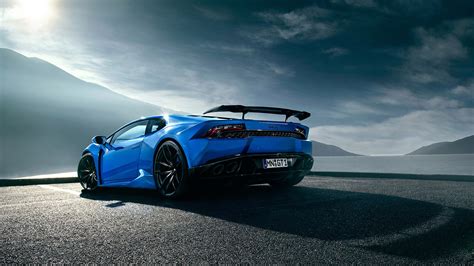 Blue Lamborghini Huracan N Largo Sport Car HD Cars Wallpapers | HD ...