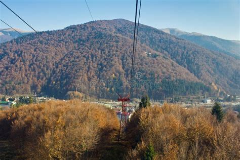 Cableway line stock photo. Image of railway, cabling - 23285210